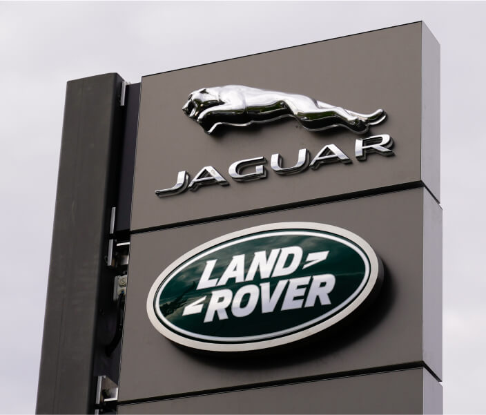 Jaguar Land Rover Sign